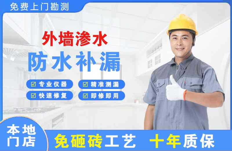 太子河外墙渗水维修